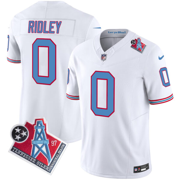 Men's Titans 1997 Throwback Vapor Limited Jersey - All Stitched - Image 46