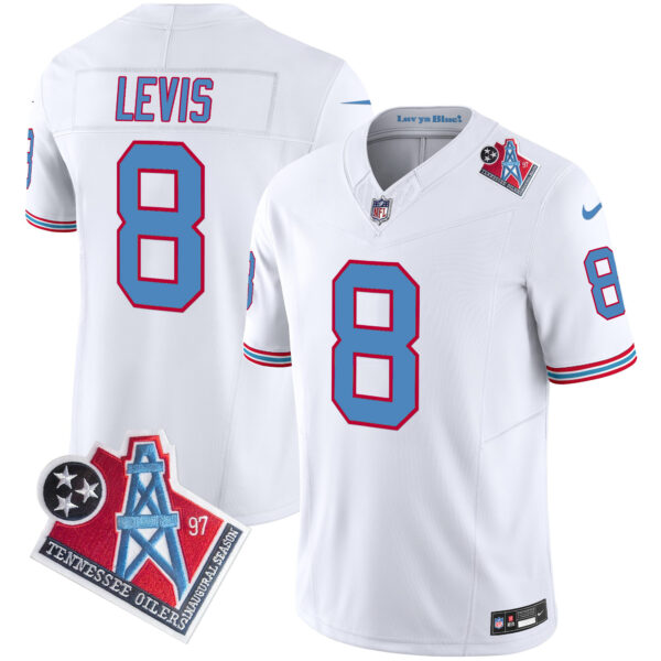 Men's Titans 1997 Throwback Vapor Limited Jersey - All Stitched - Image 44