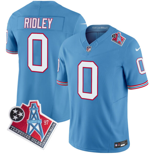Men's Titans 1997 Throwback Vapor Limited Jersey - All Stitched - Image 16