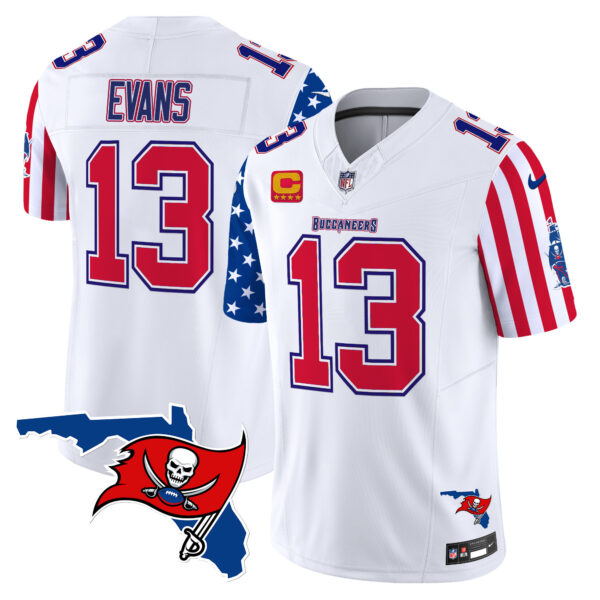 Men's Buccaneers 2025 Independence Day Vapor Premier Limited Jersey - All Stitched - Image 2