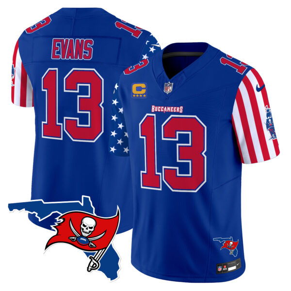Men's Buccaneers 2025 Independence Day Vapor Premier Limited Jersey - All Stitched - Image 18