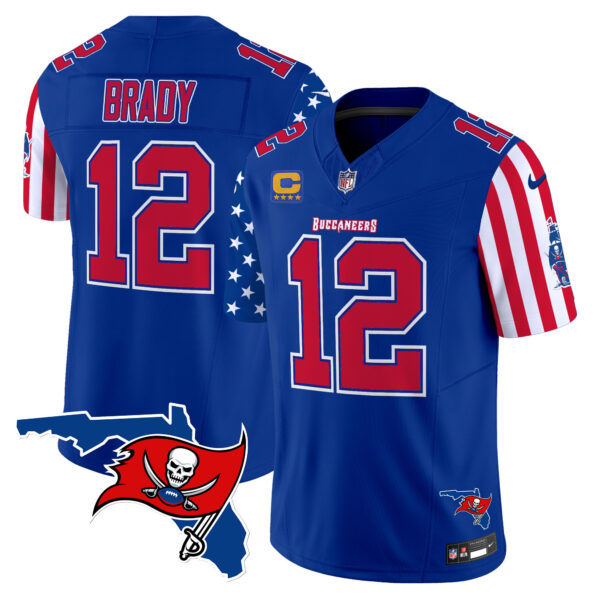 Men's Buccaneers 2025 Independence Day Vapor Premier Limited Jersey - All Stitched - Image 19