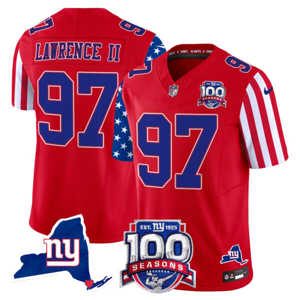 Men's New York Giants American Style Vapor Limited Jersey - All Stitched - Image 15