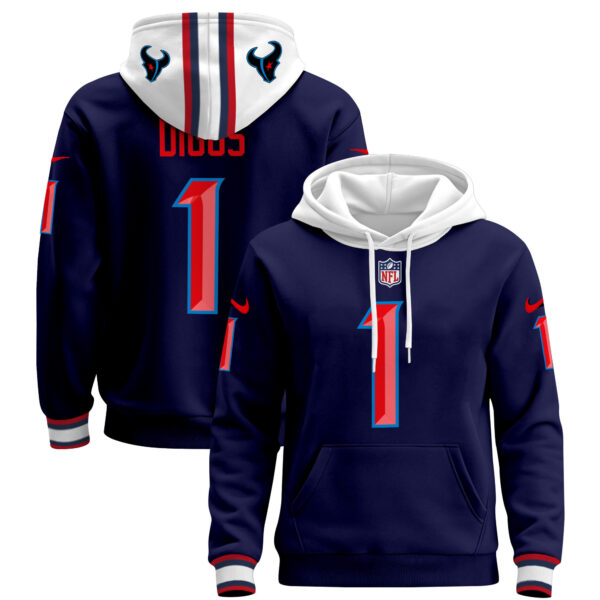 Men's Houston Texans 2024 Pullover Hoodie - All Stitched - Image 2