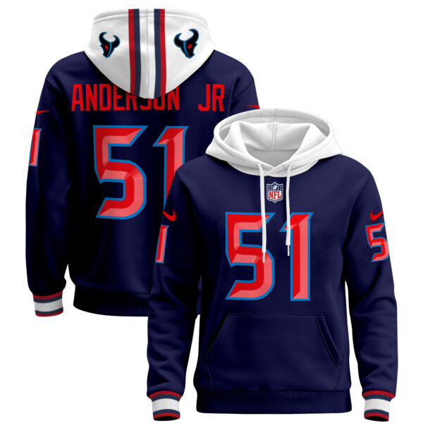 Men's Houston Texans 2024 Pullover Hoodie - All Stitched - Image 7