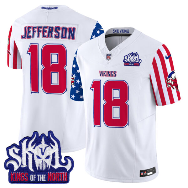 Men's Minnesota Vikings American Style Vapor Limited Jersey - All Stitched - Image 2