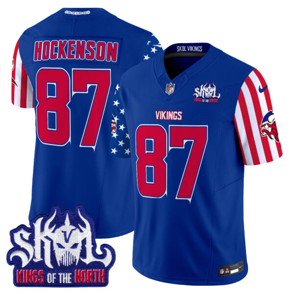 Men's Minnesota Vikings American Style Vapor Limited Jersey - All Stitched - Image 28