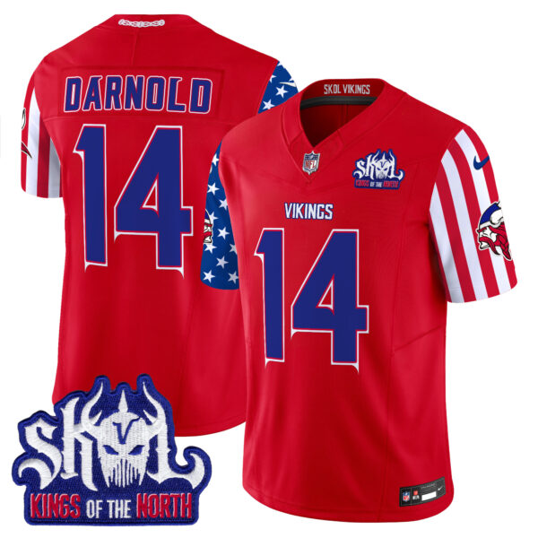 Men's Minnesota Vikings American Style Vapor Limited Jersey - All Stitched - Image 11