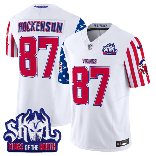 Men's Minnesota Vikings American Style Vapor Limited Jersey - All Stitched - Image 8