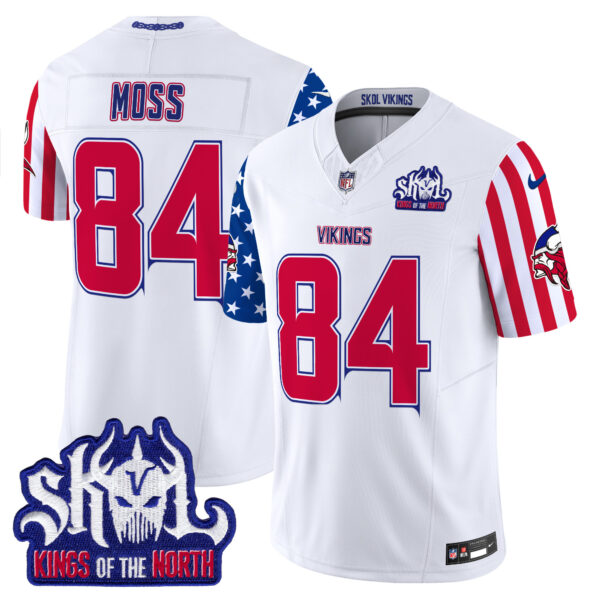 Men's Minnesota Vikings American Style Vapor Limited Jersey - All Stitched - Image 9