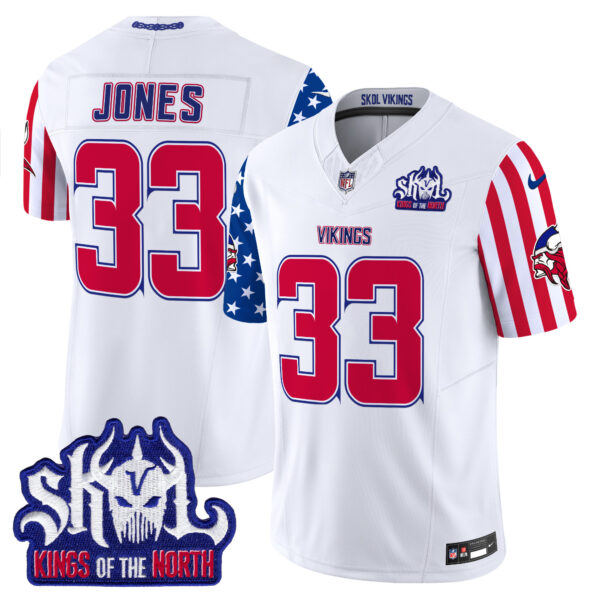 Men's Minnesota Vikings American Style Vapor Limited Jersey - All Stitched - Image 5