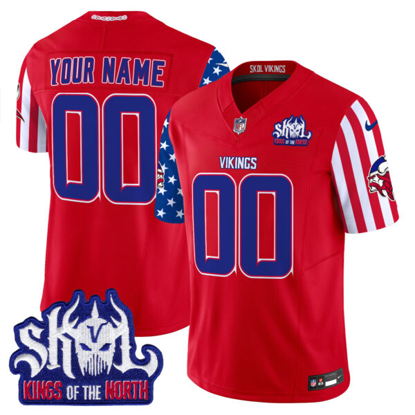 Minnesota Vikings American Style Vapor Limited Custom Jersey - All Stitched - Image 2