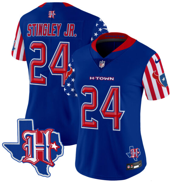 Women's Houston Texans American Style Vapor Limited Jersey - All Stitched - Image 23