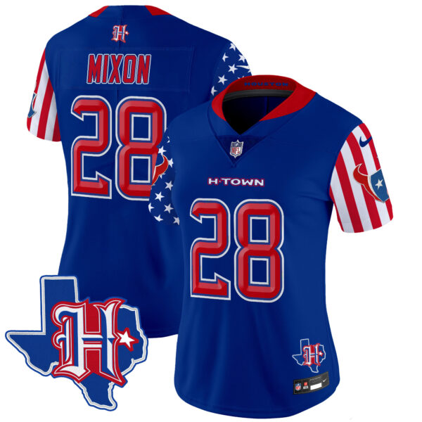 Women's Houston Texans American Style Vapor Limited Jersey - All Stitched - Image 21