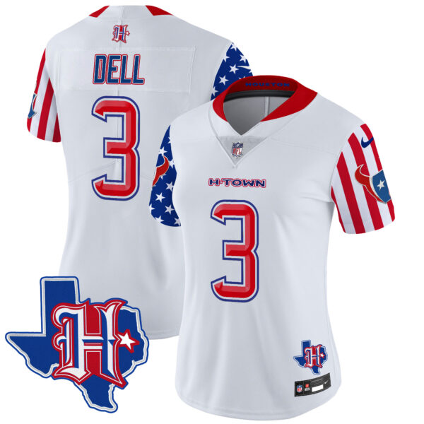 Women's Houston Texans American Style Vapor Limited Jersey - All Stitched - Image 4