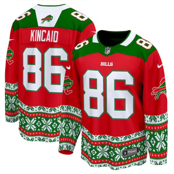 Men's Bills 2024 Christmas Premier Breakaway Jersey - All Printed - Image 6