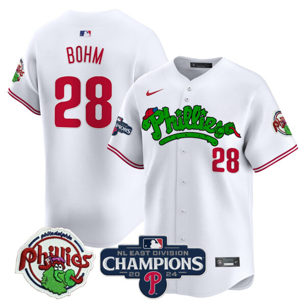 Men's Phillies Phanatic 2024 NL East Division Champions Vapor Premier Limited Jersey - All Stitched - Image 2