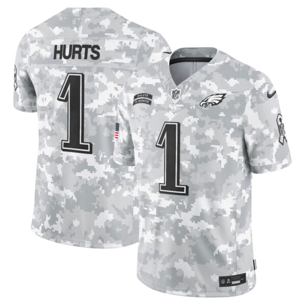 Men's Philadelphia Eagles 2024 Salute to Service Vapor Limited Jersey - All Stitched - Image 3