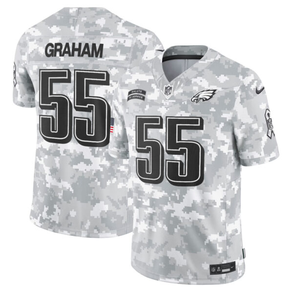 Men's Philadelphia Eagles 2024 Salute to Service Vapor Limited Jersey - All Stitched - Image 7