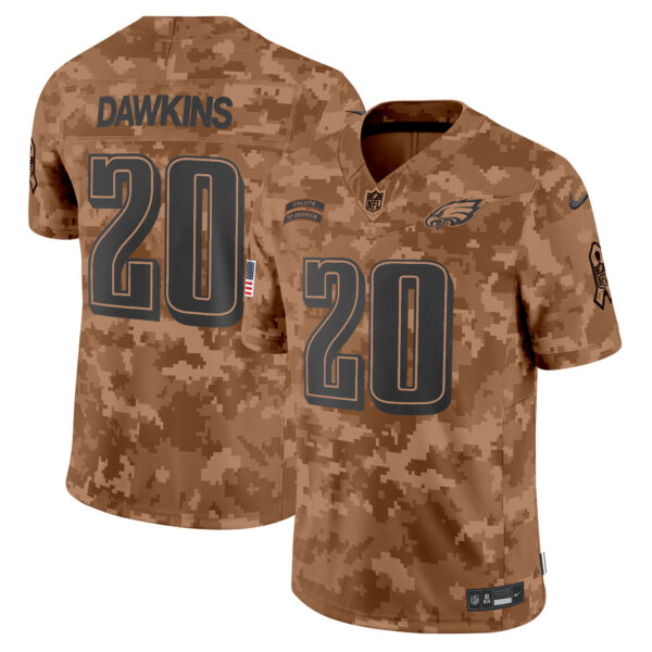 Men's Philadelphia Eagles 2024 Salute to Service Vapor Limited Jersey - All Stitched - Image 18