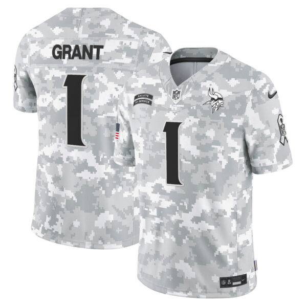 Men's Minnesota Vikings 2024 Salute to Service Vapor Limited Jersey - All Stitched - Image 6