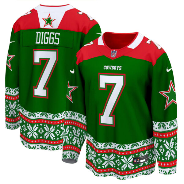 Men's Dallas Cowboys 2024 Christmas Premier Breakaway Jersey - All Printed - Image 11