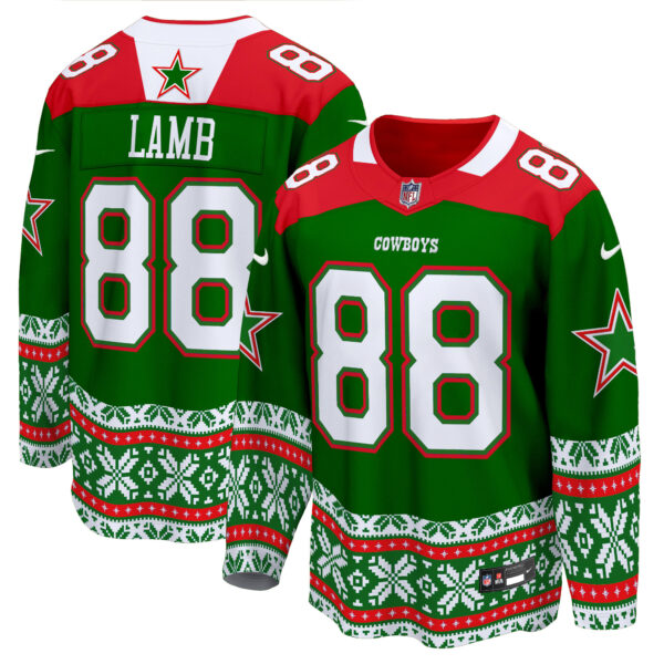 Men's Dallas Cowboys 2024 Christmas Premier Breakaway Jersey - All Printed - Image 10