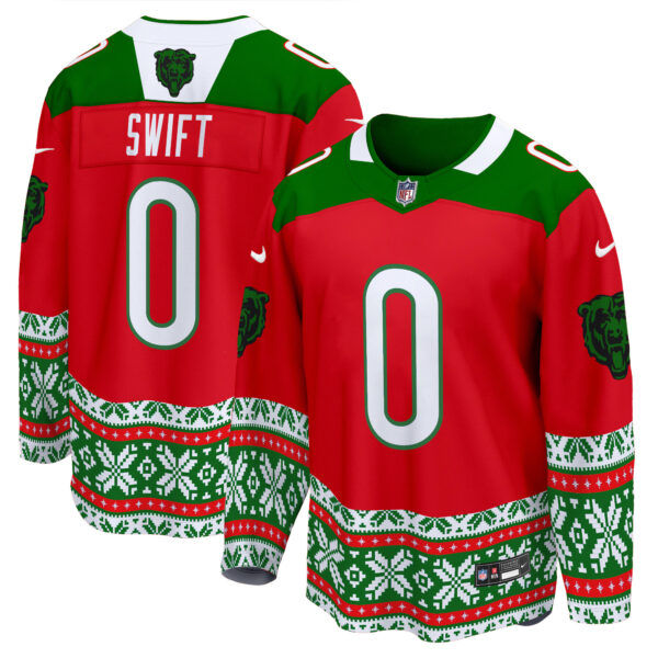 Men's Bears 2024 Christmas Premier Breakaway Jersey - All Printed - Image 2
