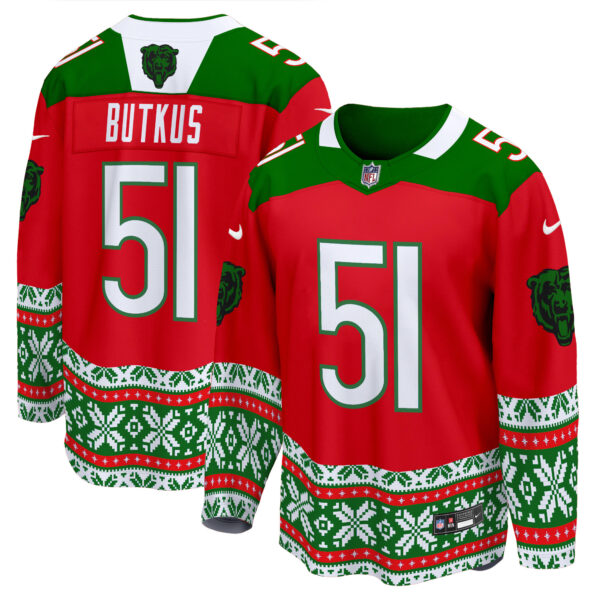 Men's Bears 2024 Christmas Premier Breakaway Jersey - All Printed - Image 3