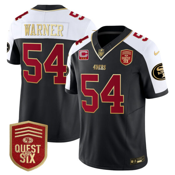 Men's 49ers Quest For Six Patch Vapor Limited Jersey - All Stitched - Image 5