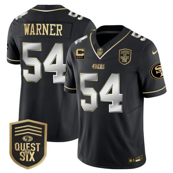 Men's 49ers Quest For Six Patch Vapor Limited Jersey - All Stitched - Image 35