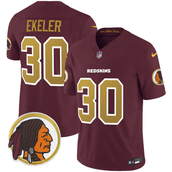 Men's Washington Redskins Throwback Vapor Limited Jersey - All Stitched - Image 27