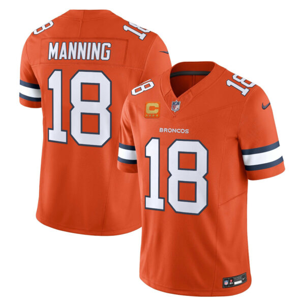 Men's Denver Broncos Throwback Vapor Limited Jersey - All Stitched - Image 5