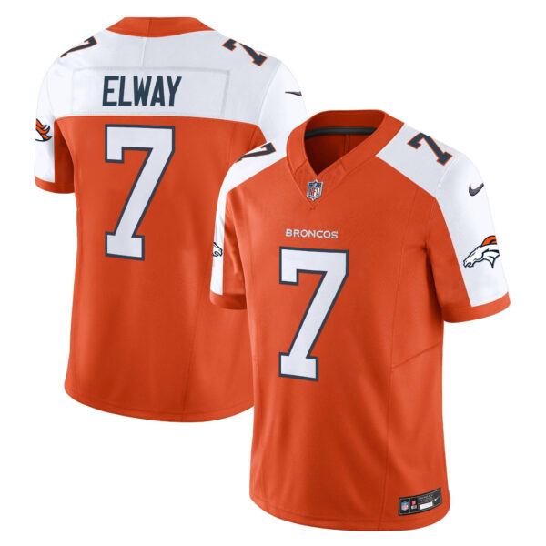 Men's Denver Broncos Throwback Vapor Limited Jersey - All Stitched - Image 20