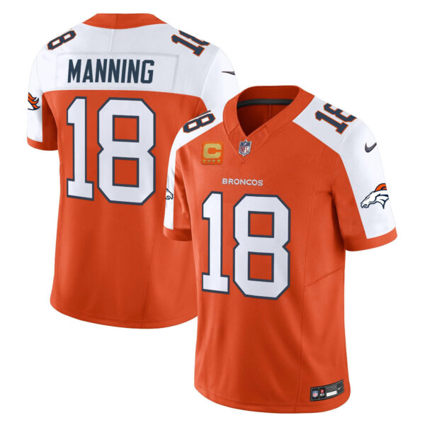 Men's Denver Broncos Throwback Vapor Limited Jersey - All Stitched - Image 19