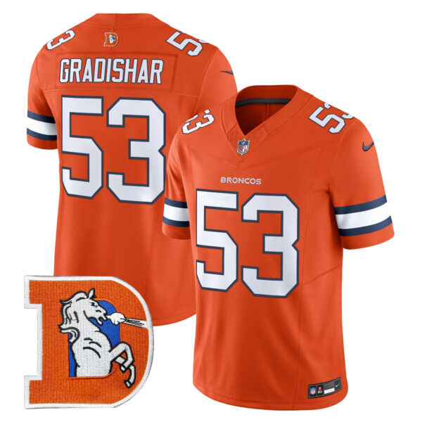 Men's Denver Broncos Throwback Vapor Limited Jersey V2 - All Stitched - Image 21
