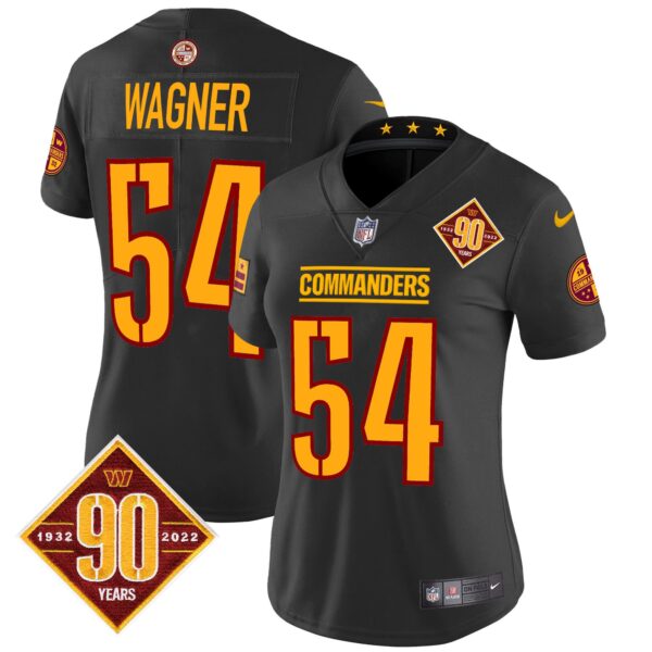 Women's Washington Commanders 90th Anniversary Patch Vapor Limited Jersey - All Stitched - Image 20