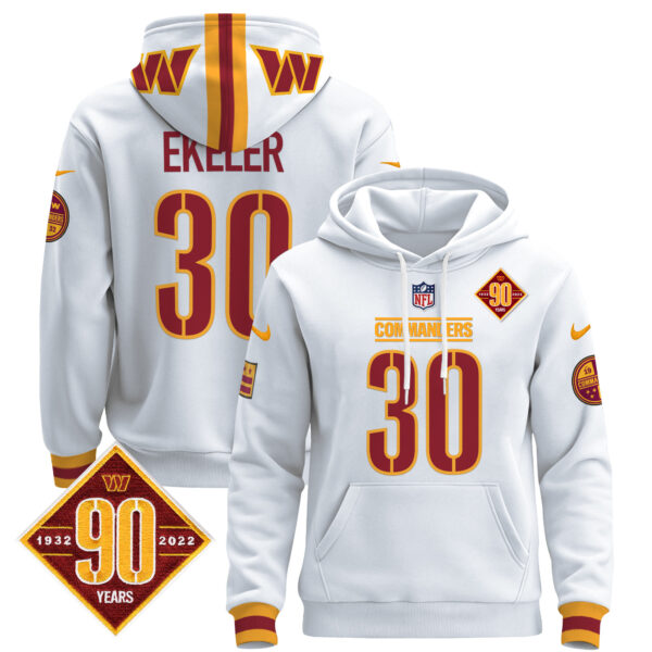 Men's Washington Commanders 2024 Pullover Hoodie - All Stitched - Image 19