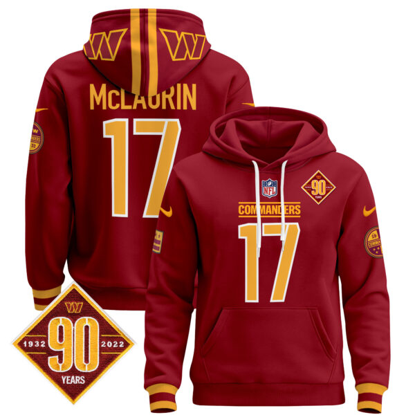 Men's Washington Commanders 2024 Pullover Hoodie - All Stitched - Image 5