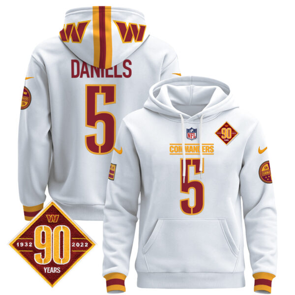Men's Washington Commanders 2024 Pullover Hoodie - All Stitched - Image 17