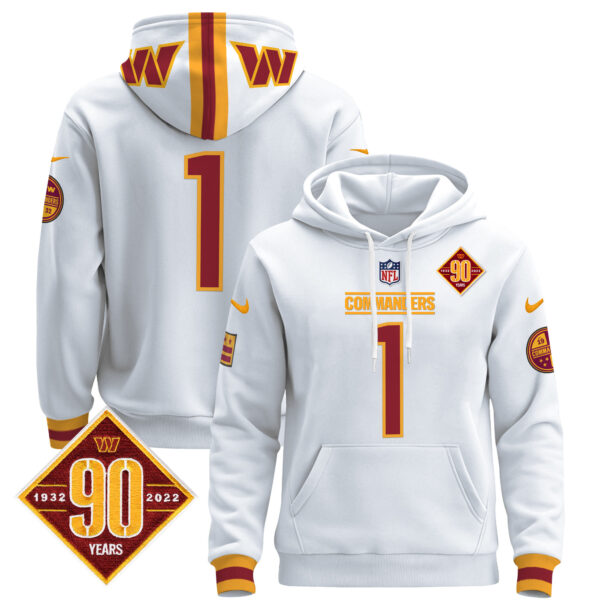 Men's Washington Commanders 2024 Pullover Hoodie - All Stitched - Image 24