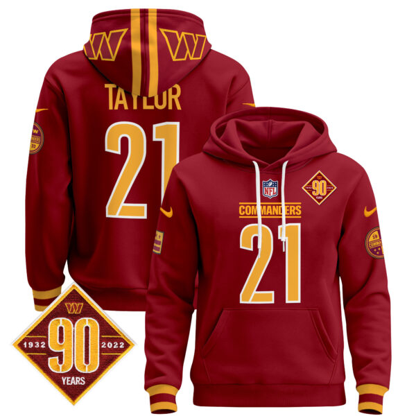 Men's Washington Commanders 2024 Pullover Hoodie - All Stitched - Image 6