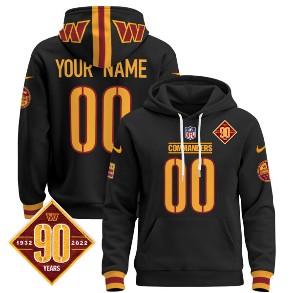 Washington Commanders 2024 Custom Pullover Hoodie - All Stitched - Image 2