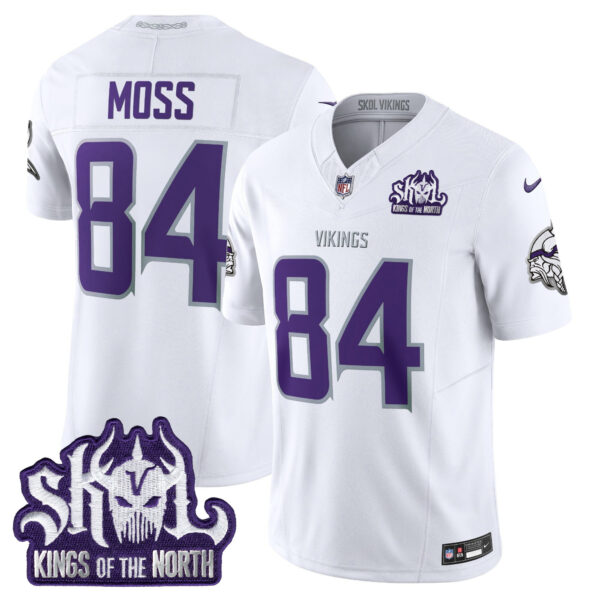 Men's Minnesota Vikings Kings Of The North Patch Vapor Limited Jersey - All Stitched - Image 40