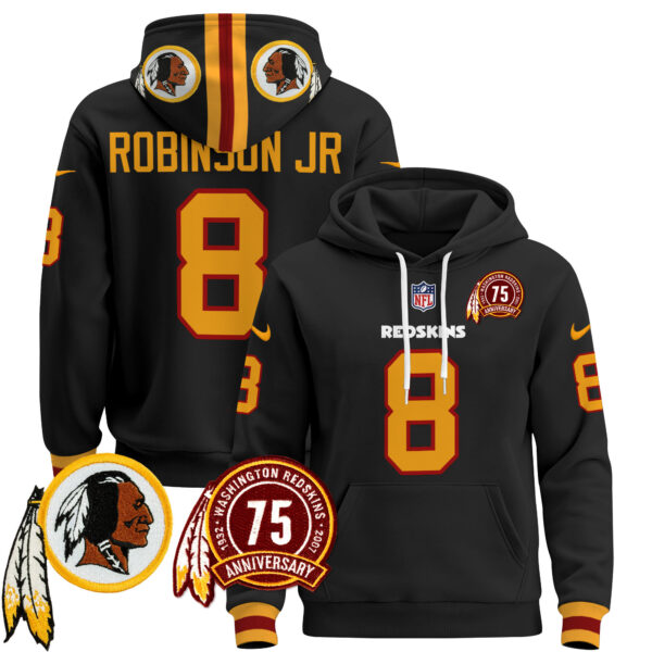 Men's Washington Redskins 2024 Pullover Hoodie - All Stitched - Image 10