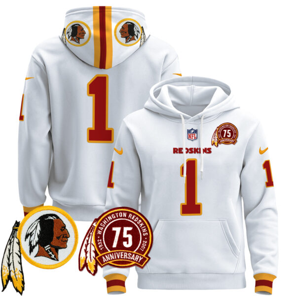 Men's Washington Redskins 2024 Pullover Hoodie - All Stitched - Image 24