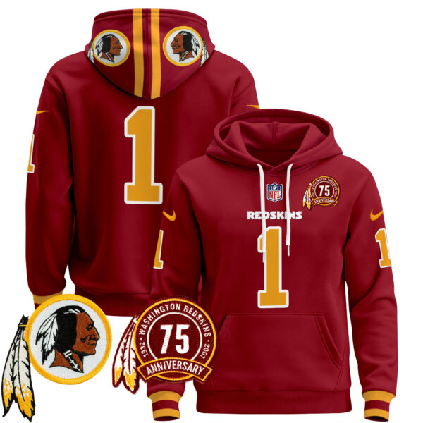 Men's Washington Redskins 2024 Pullover Hoodie - All Stitched - Image 8