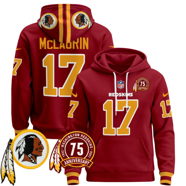 Men's Washington Redskins 2024 Pullover Hoodie - All Stitched - Image 5