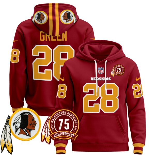 Men's Washington Redskins 2024 Pullover Hoodie - All Stitched - Image 7
