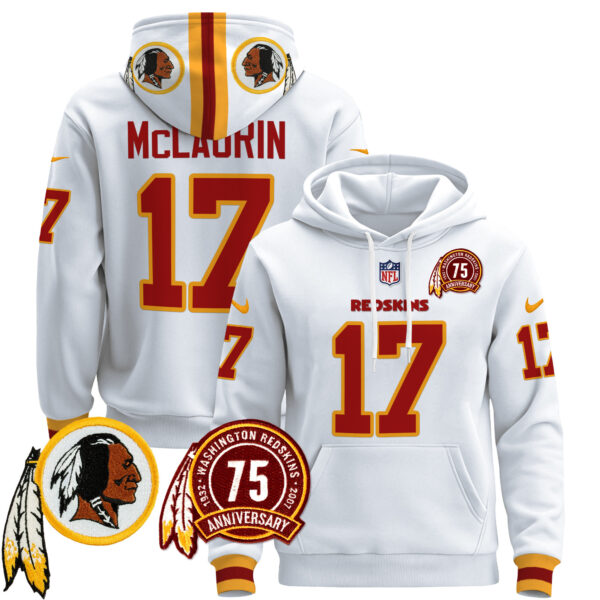 Men's Washington Redskins 2024 Pullover Hoodie - All Stitched - Image 21